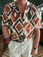 Camicia viscosa collo Hawaii honolulu