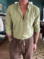 Camicia coreana in mussola di cotone