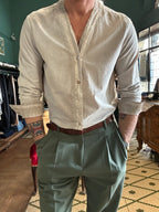 Camicia koon sciallata in mussola di cotone