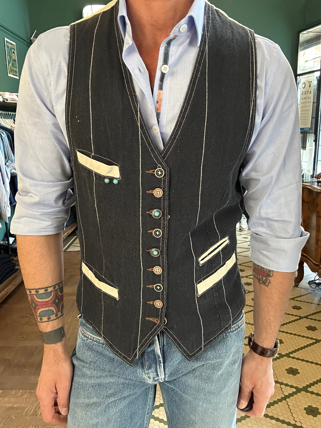 Garry's Earth Linen Cotton Vest