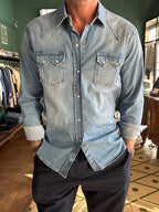 Denim Western shirt