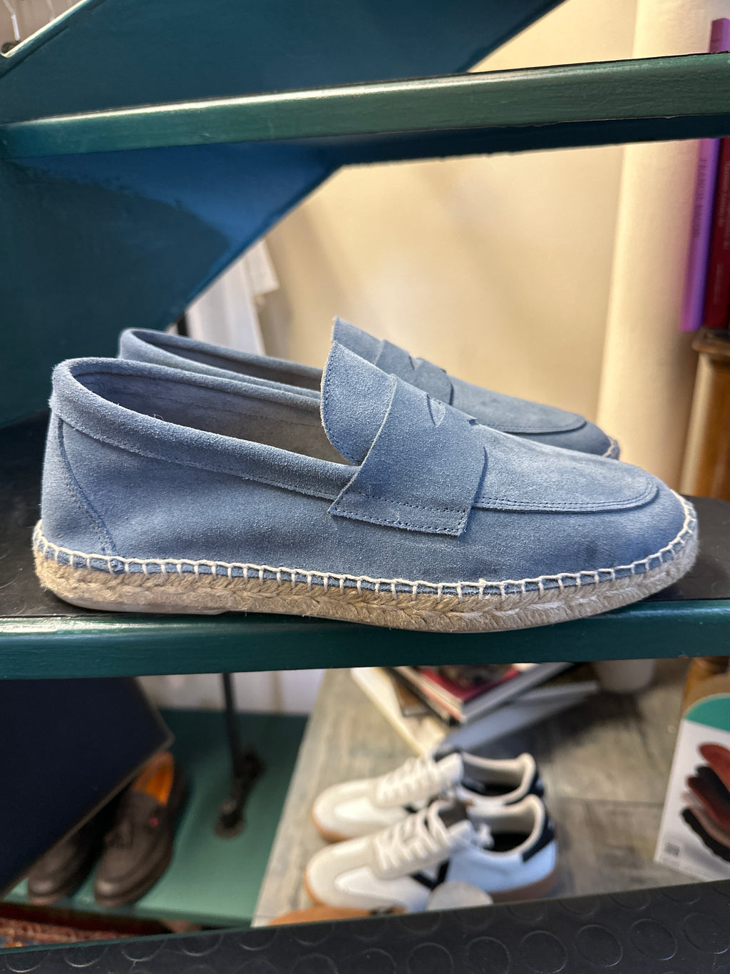 Suede boat moccasin