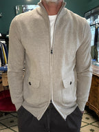 Cardigan con zip