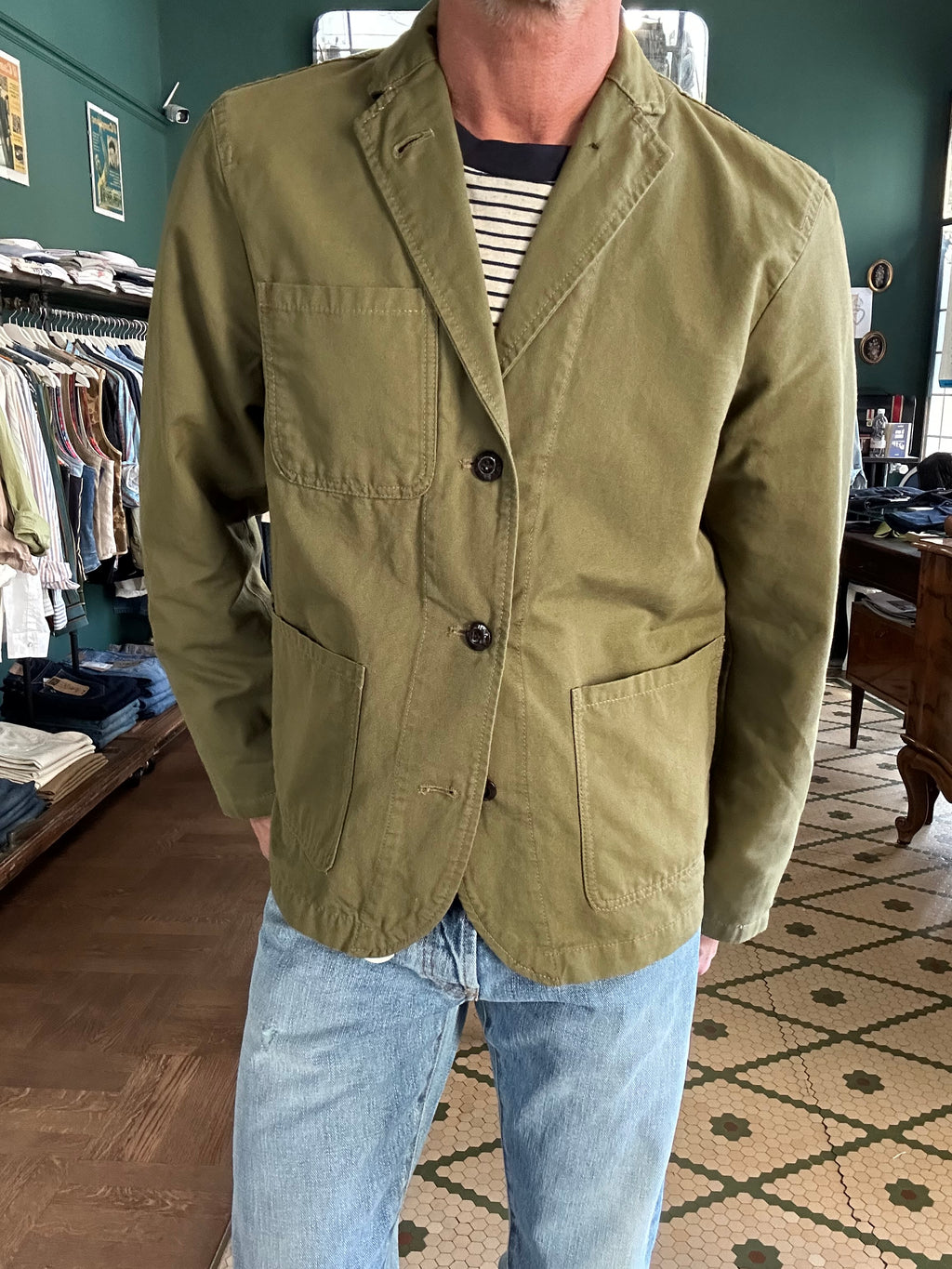 Giacca blazer Chesapeack’s micro canvas pembroke