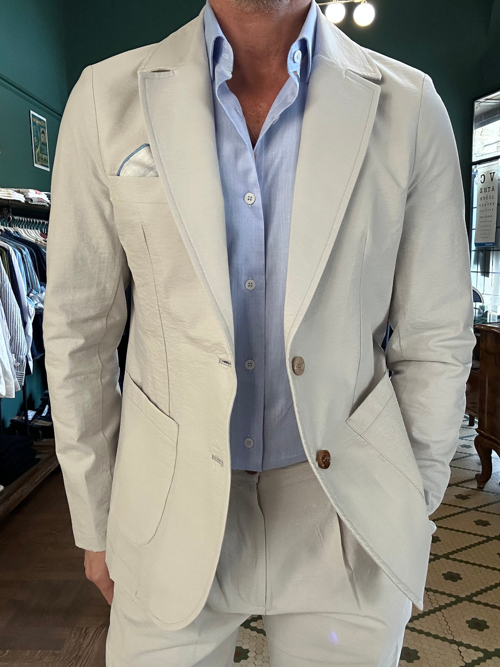 Koon embossed cotton jacket