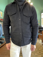 Chesapeakes blaue Wollhemdjacke