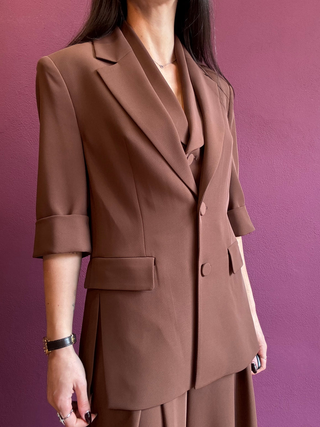 Single-breasted jacket