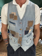 Garry's Earth waistcoat with patch