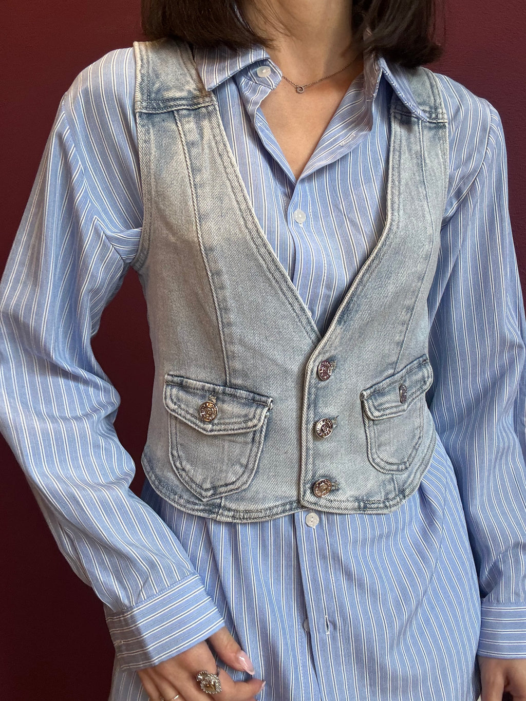 Marta denim vest