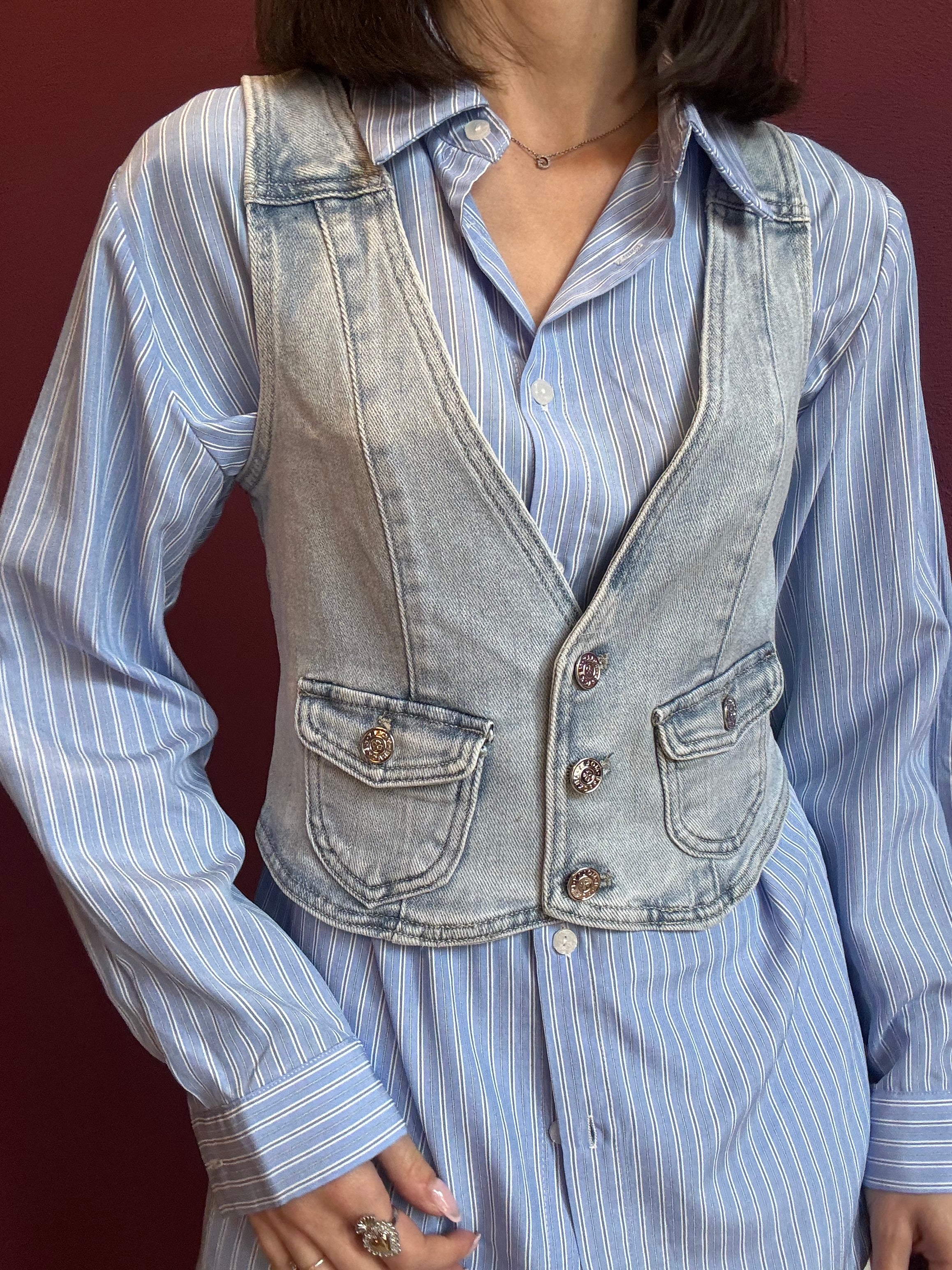 Marta denim vest