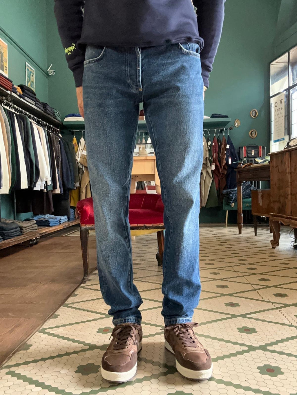 Jasper Jeans mit schmal zulaufendem Schnitt aus Denim