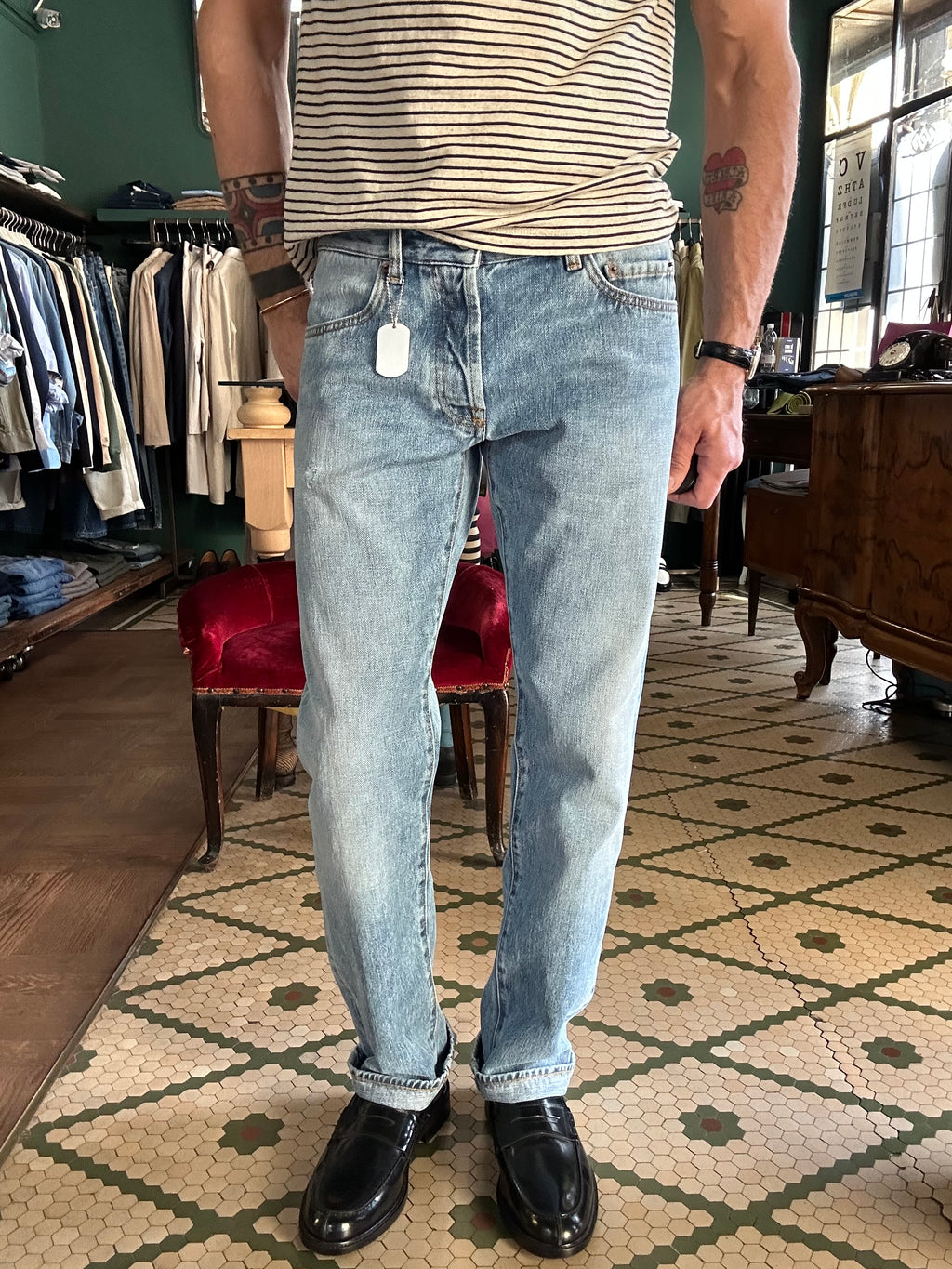 Denim Chesapeack’s selvedge ridgway con cimosa