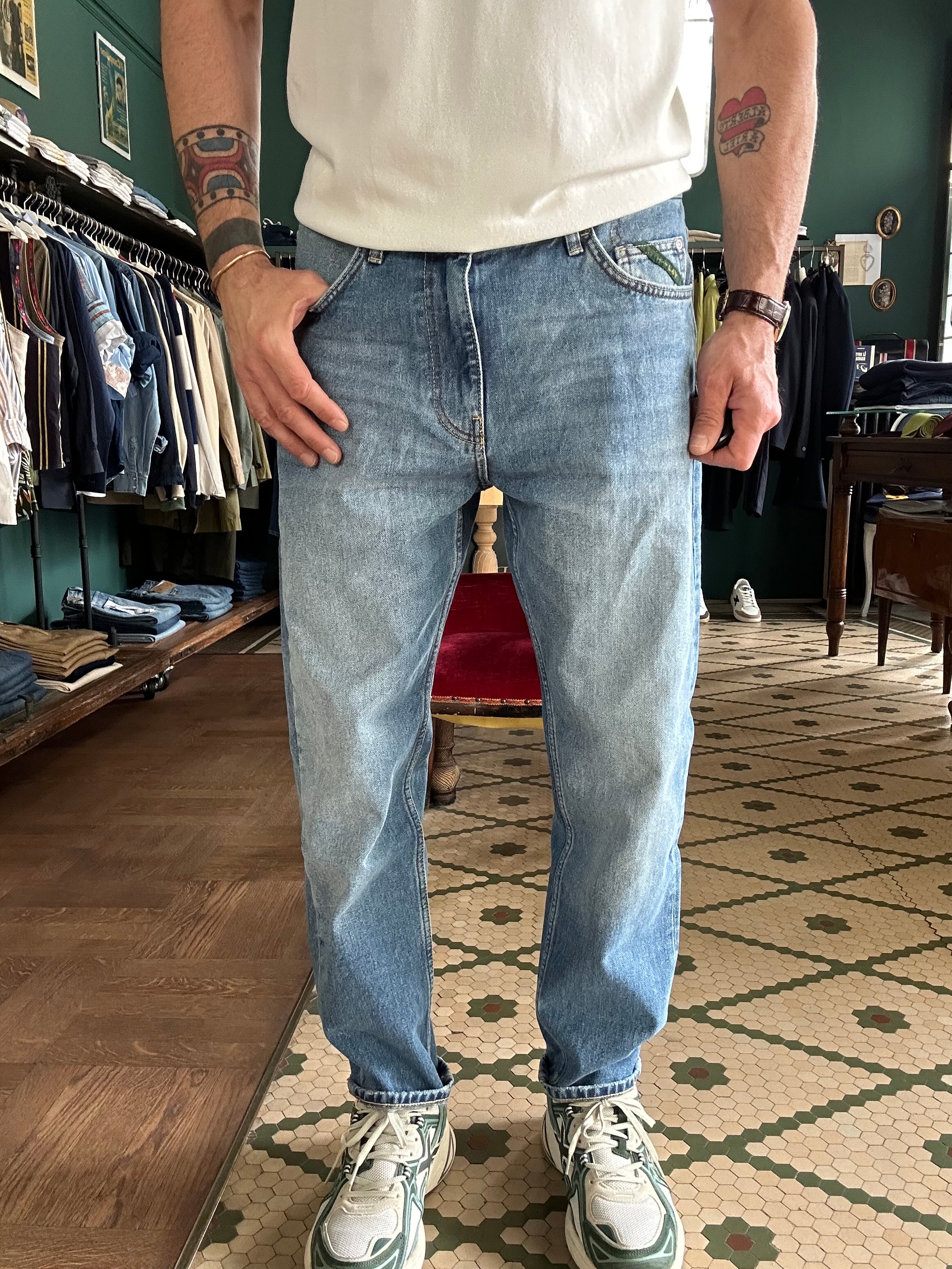 Yellowstone cropped fit jeans