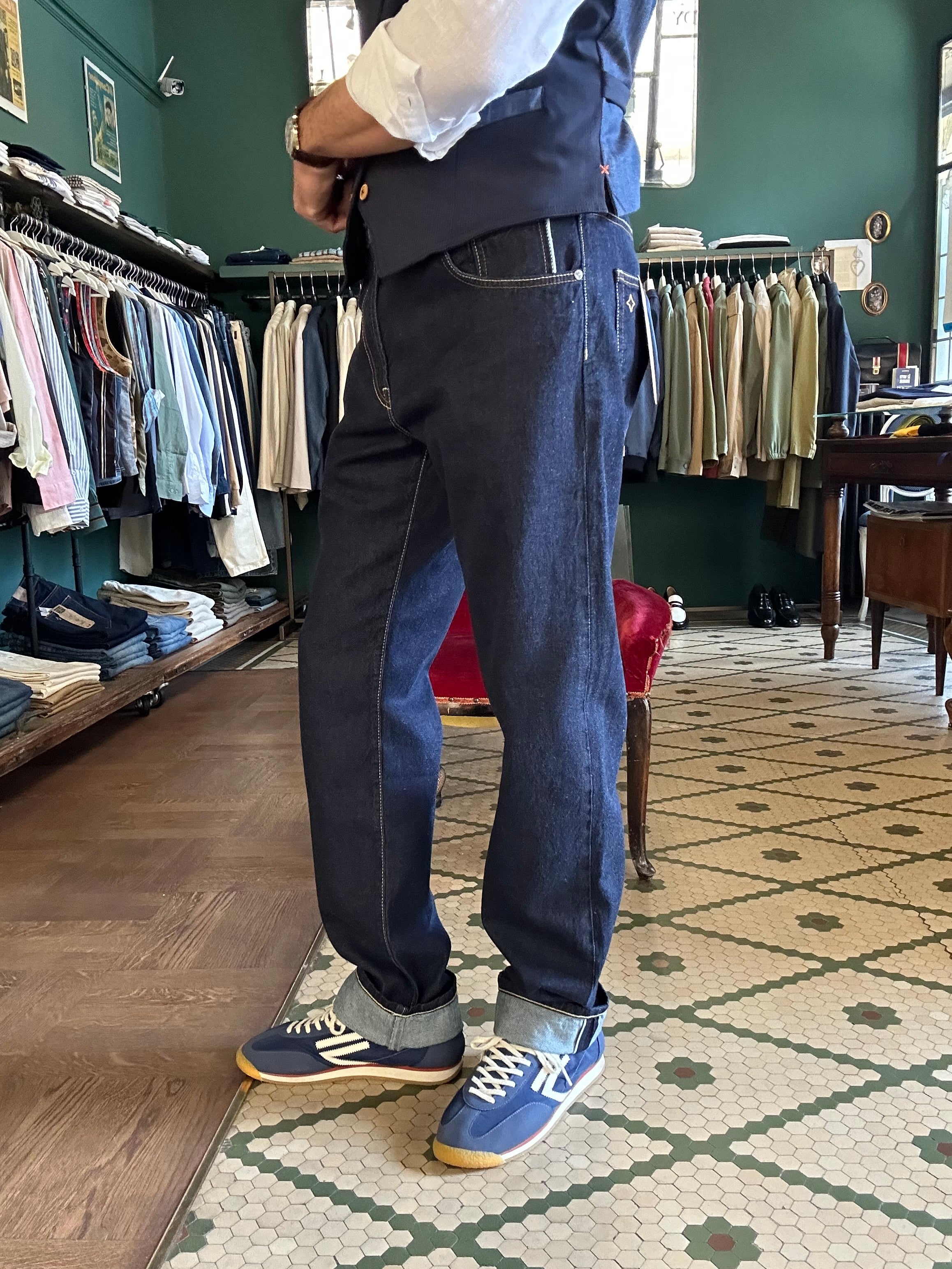 Jeans bighorn selvedge straight fit con cimosa