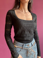 Crochet crop top