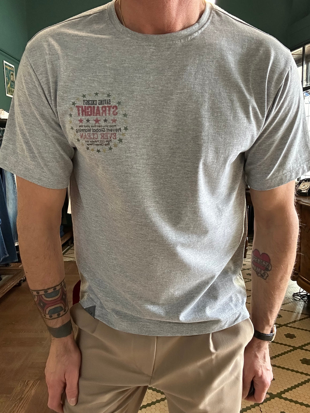 Grey "respect nature" Koon t-shirt