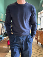 Maglioncino basico girocollo in cotone