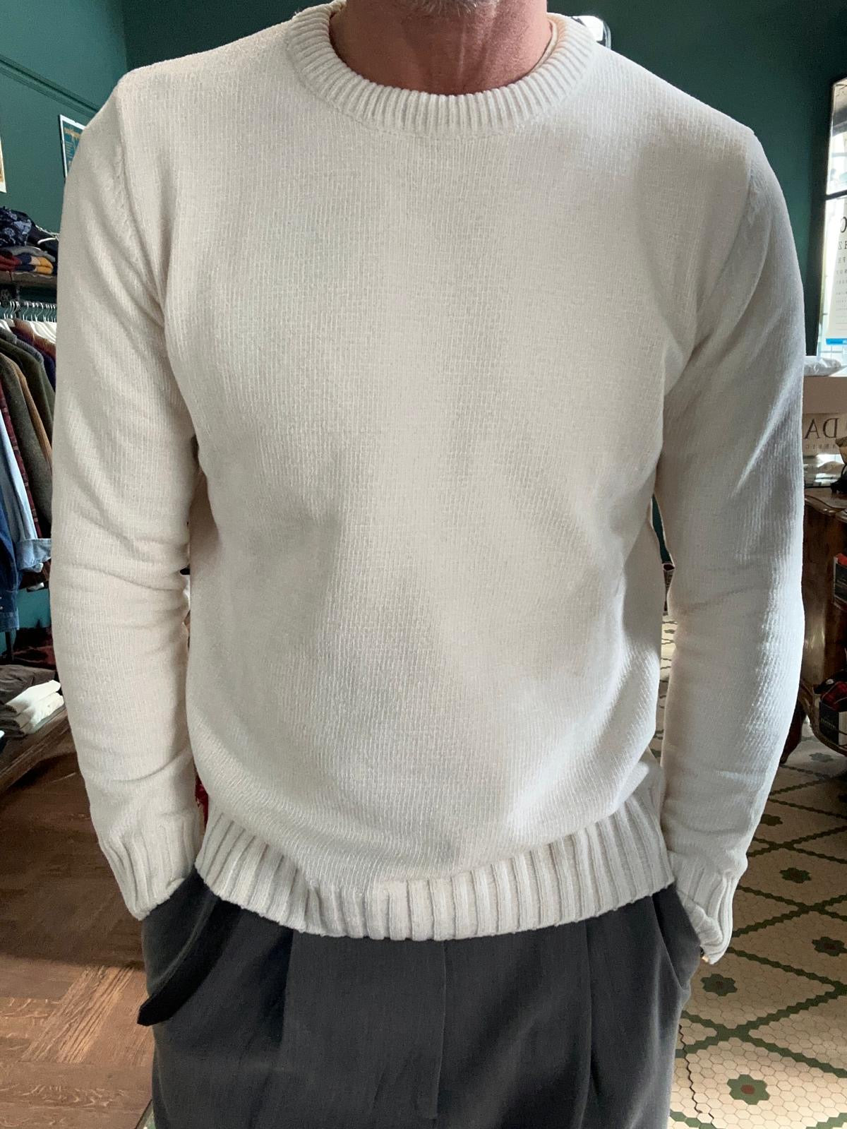 Maglione effetto ciniglia