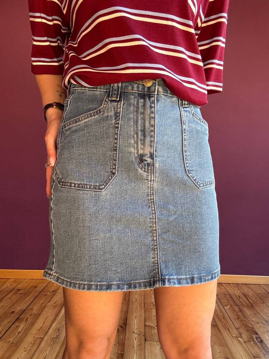 Minigonna in jeans