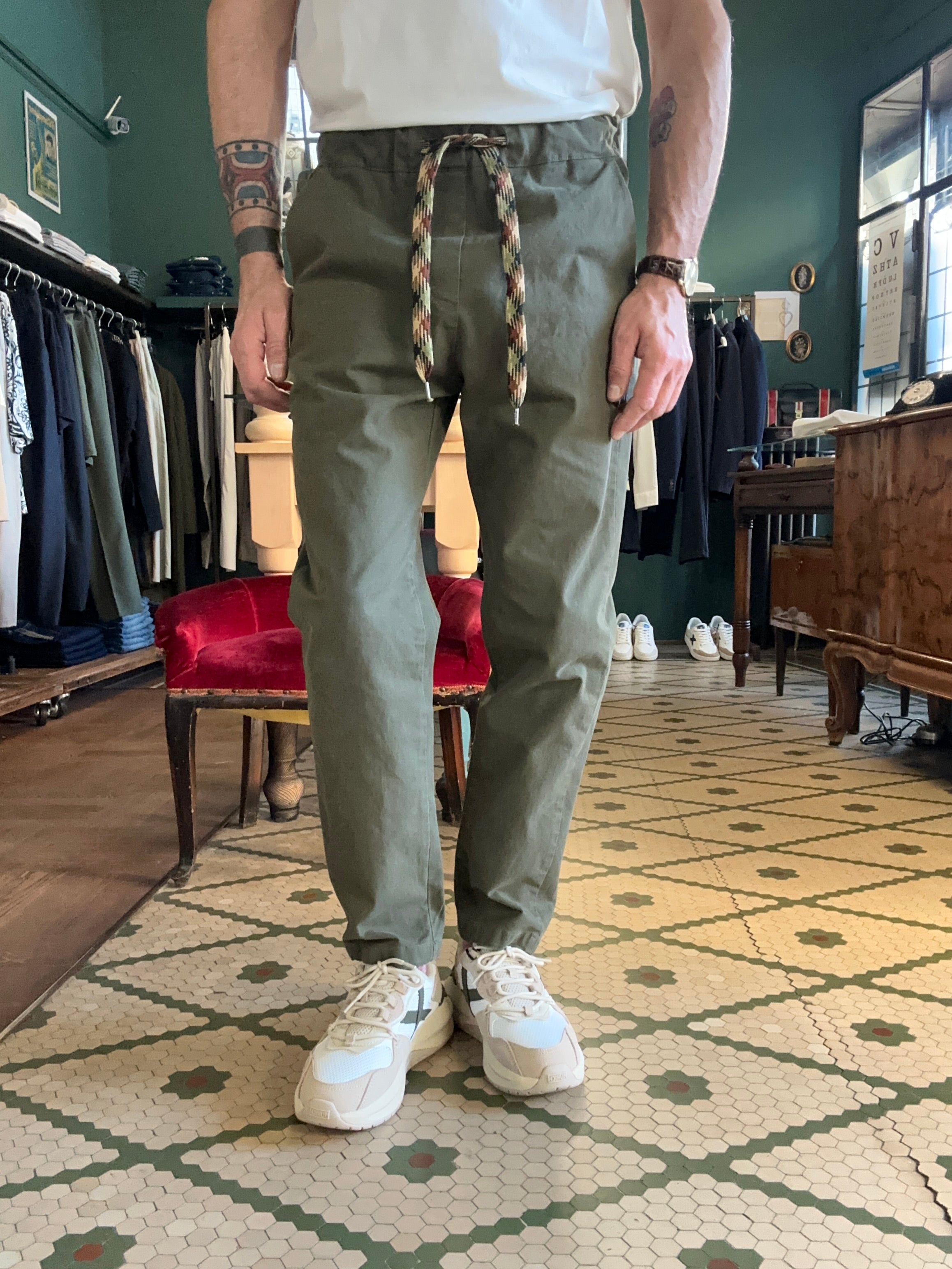 Pantalaccio in cotone operato