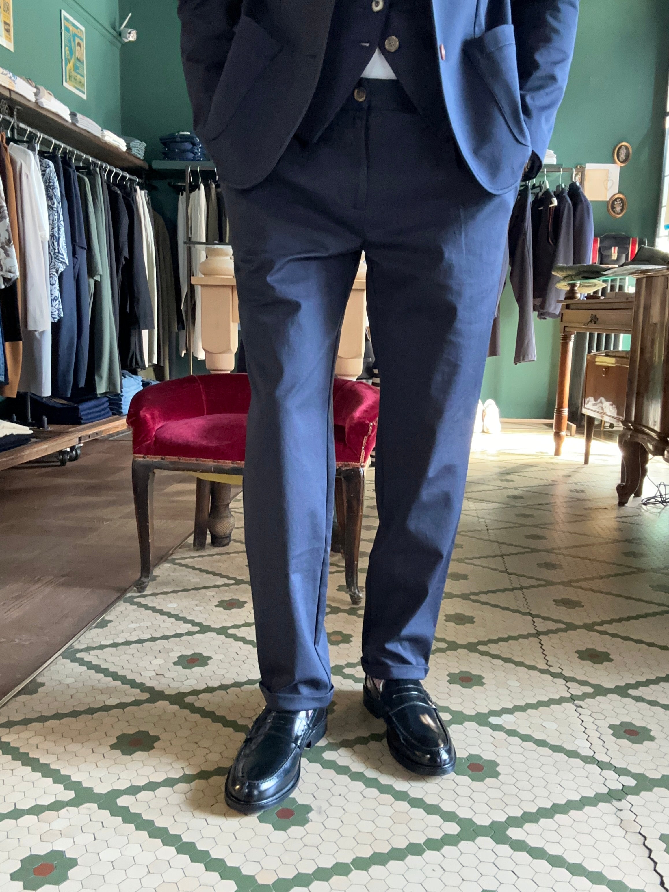 Pantalone Koon in jearsey con pence