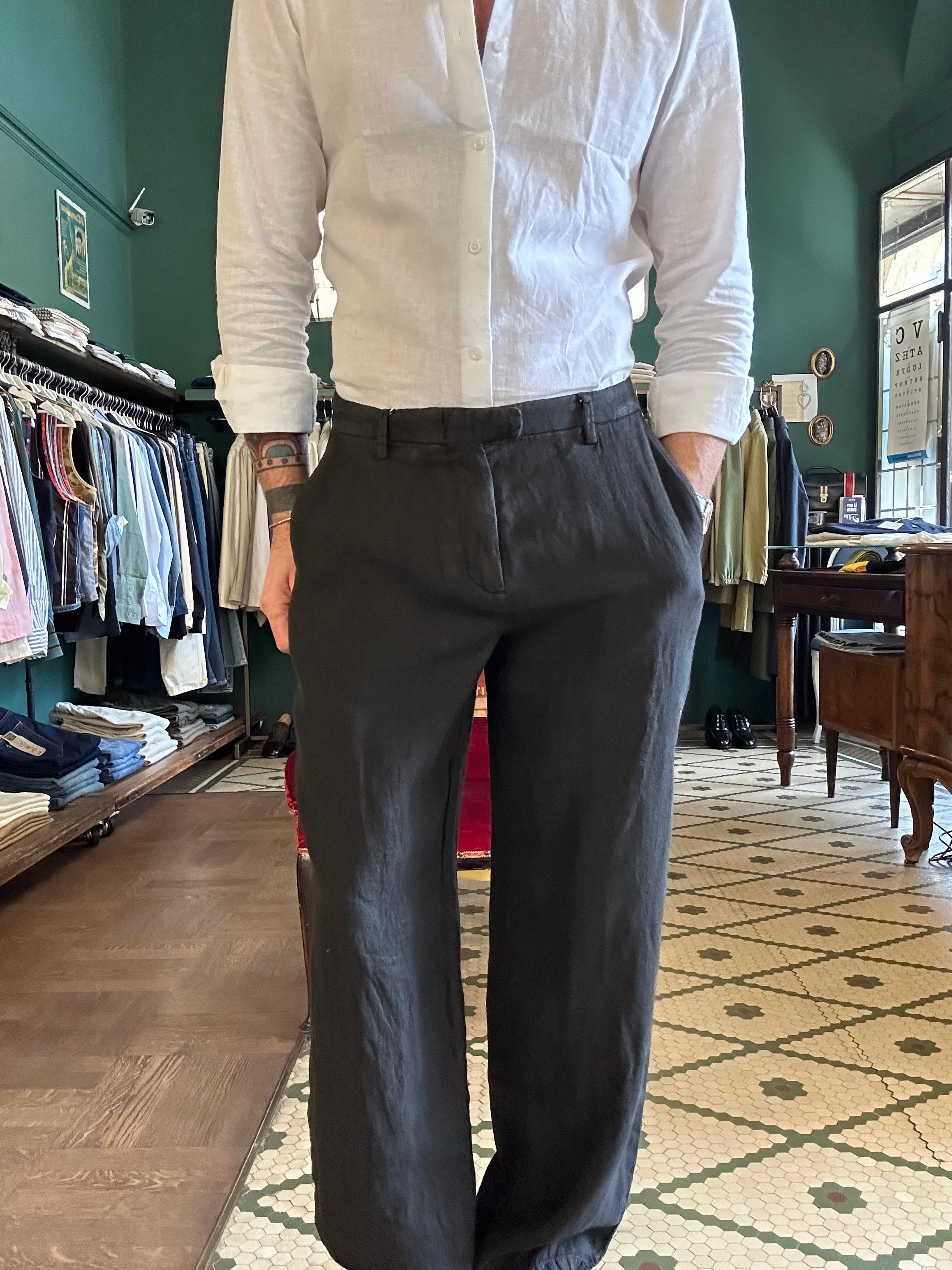 100% Linen baggy Ghibli trousers