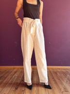 Pantalone in sangallo con cintura
