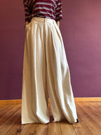 Mira linen blend trousers