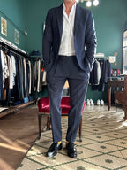 Pantalone tessuto operato