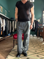 Pantalone con pence lavagna