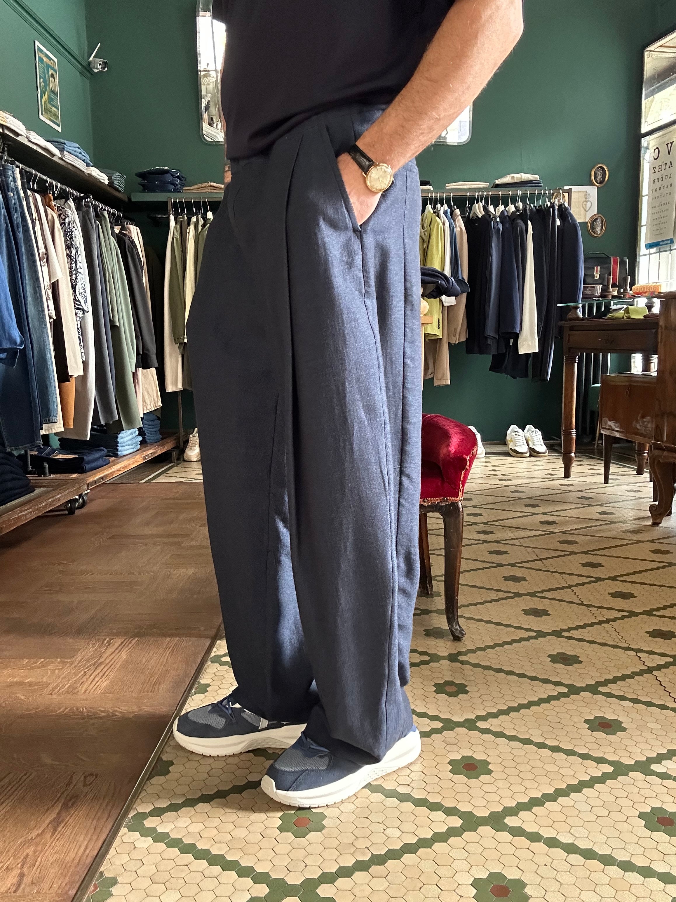 Pantalone modello Japan misto lino