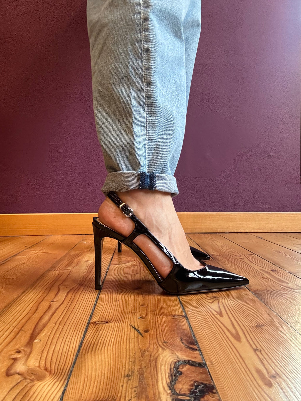 Lefabian pumps with 9 cm heel