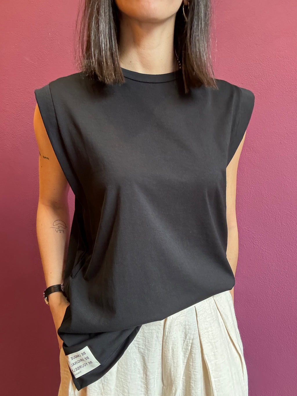 Mira cotton tank top