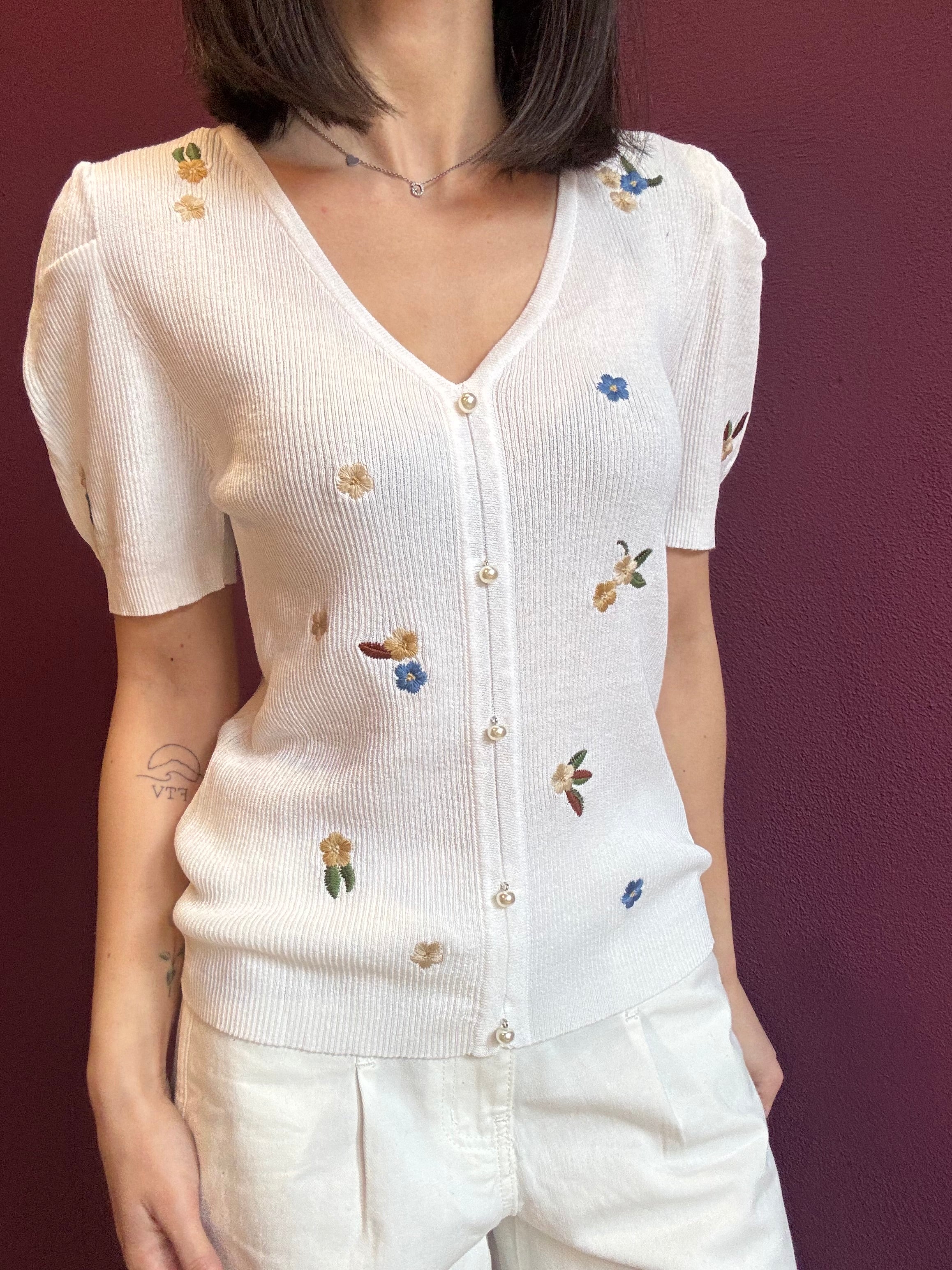 Embroidered Luisa sweater