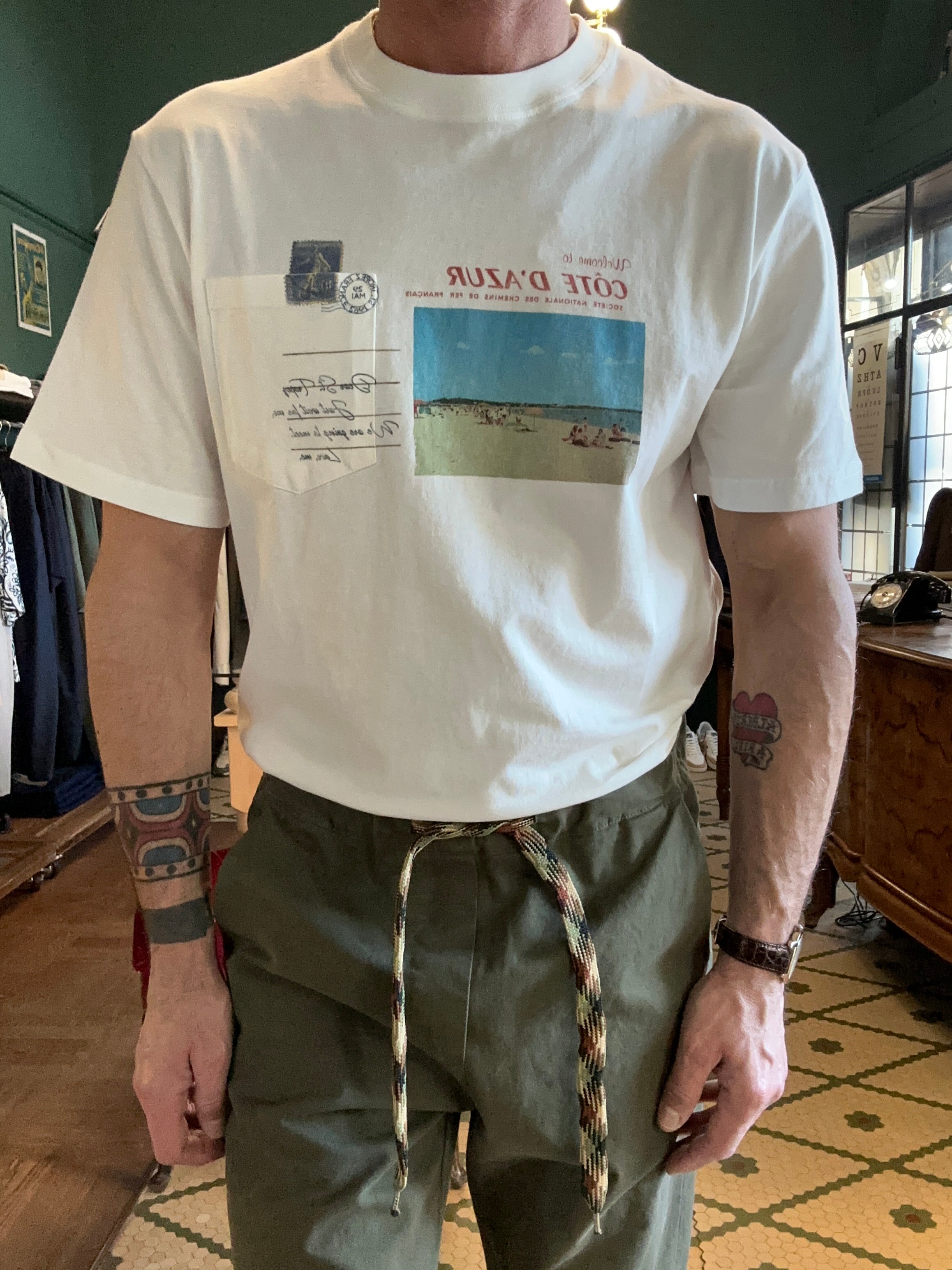 T-shirt inthebox post card côte d’azur