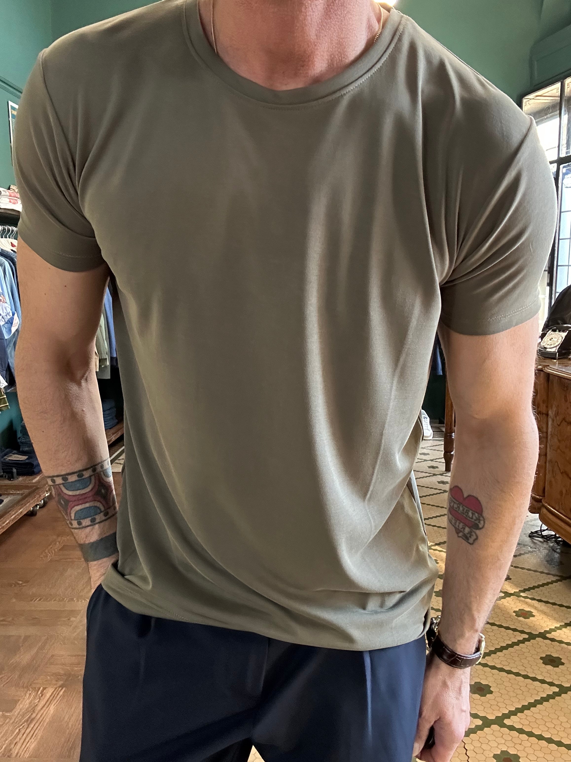 T-shirt Kevin basic modal blend