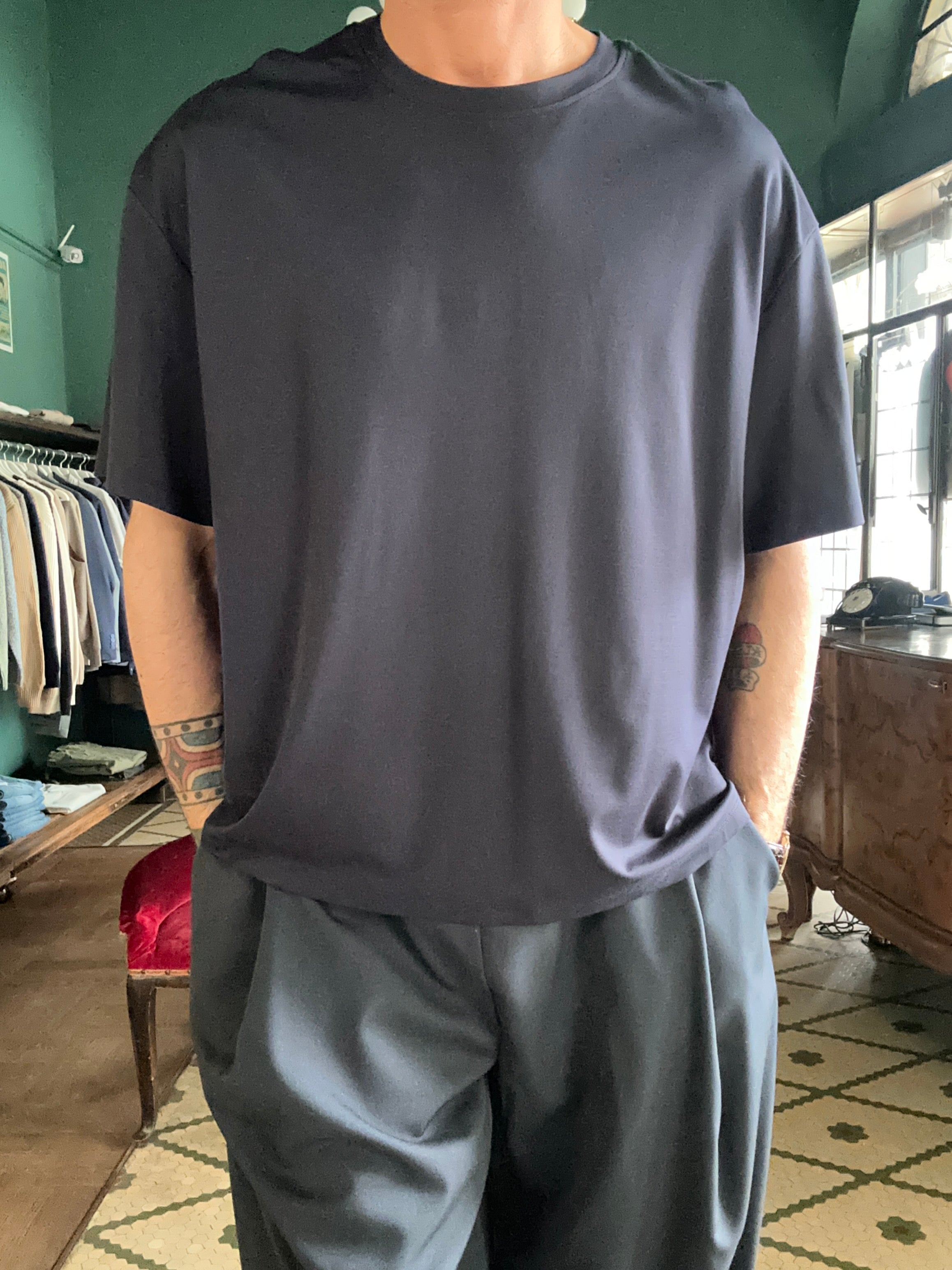 T-shirt oversize cropped fit